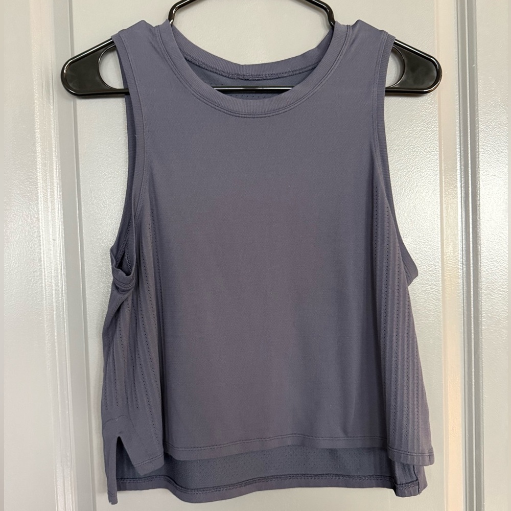 Lululemon Train To Be Stone Blue Gray Tank Top Size 6